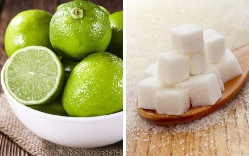 Kem tẩy lông tự chế bằng đường và chanh